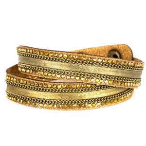 Multi Snap Back-Golden/Bronze, snap back bracelet